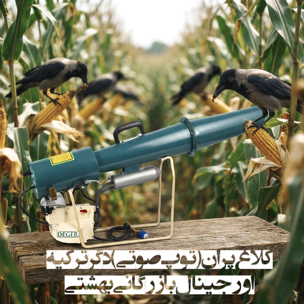 کلاغ پران دگر اصل ترکیه(دستگاه دور کننده پرندگان و حیوانات مضر )توپ صوتی  دگر ترکیه اصلی