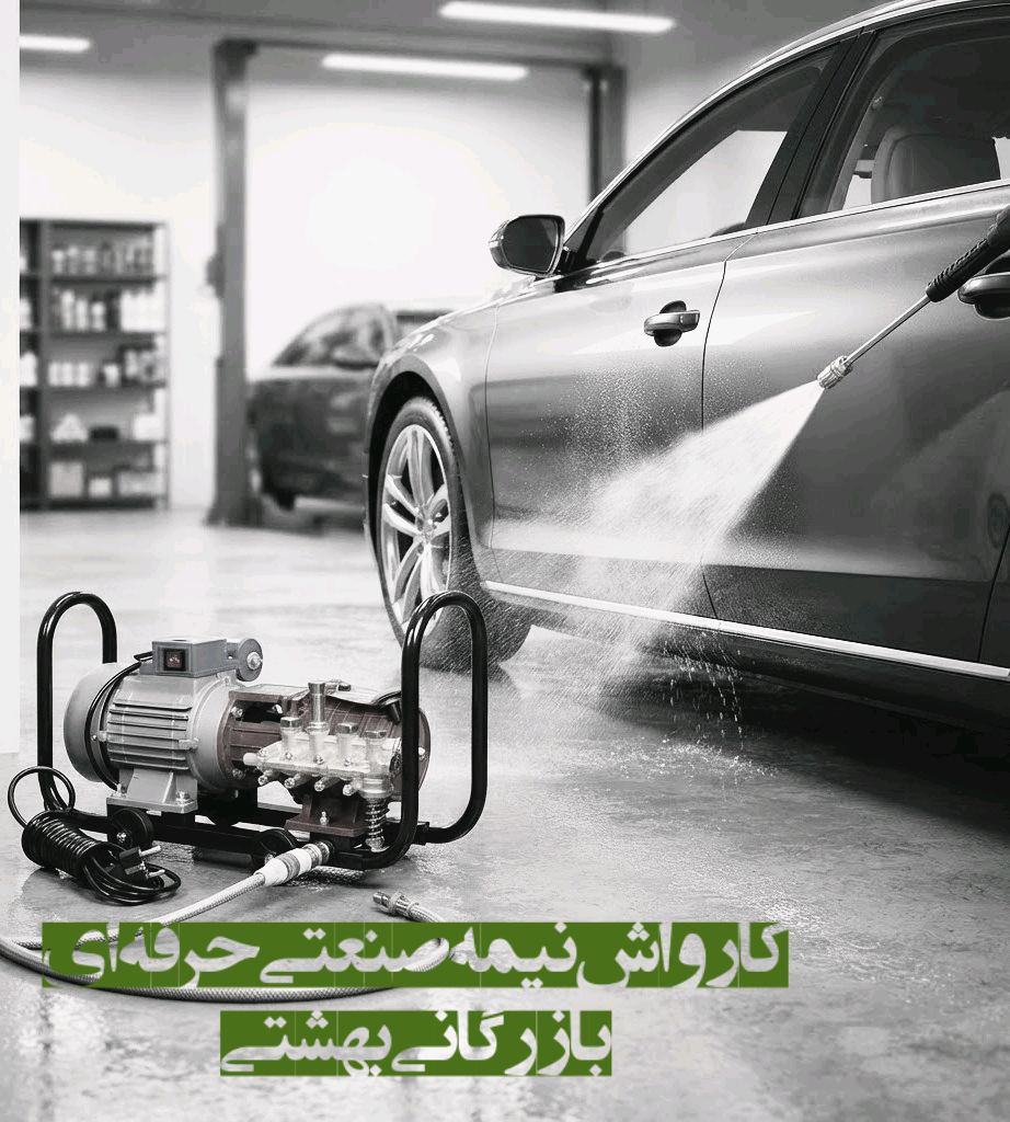 کارواش نیمه صنعتی چرخ دار مدل YY8032 *اصلی*