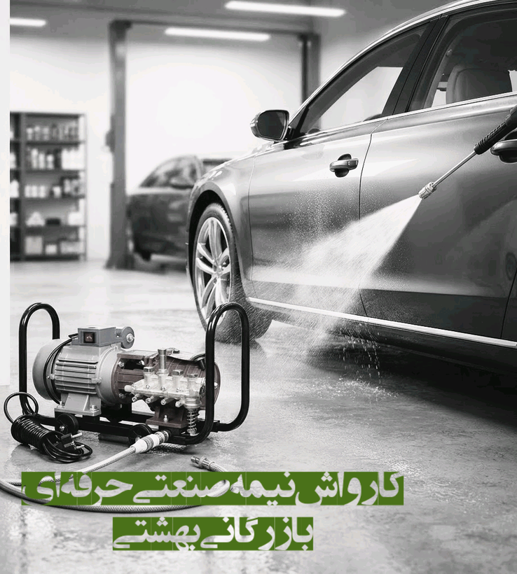 کارواش نیمه صنعتی چرخ دار مدل YY8032 *اصلی*